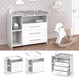 Vicco Wickelkommode Oskar, Wickelregal, Babymöbel, Kommode, Wickeltisch