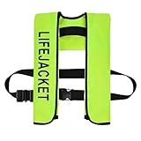 Fyrdyn Schwimmweste Erwachsene,Automatische Aufblasbare Schwimmweste | Sicherheitsweste Für Wassersport Bootsurfing Schwimmen Kajak Paddleboard Angeln