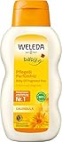 WELEDA Bio Baby Calendula Pflegeöl Parfümfrei - Naturkosmetik Babyöl für die Pflege, Reinigung & Massage von Babys, Schutz vor Hautreizungen, Wundwerden & trockener Haut im Windelbereich (1 x 200ml)