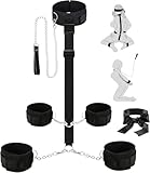 BDSM Bondage-Set Sex spielzeug für die Paare,Bondage fesseln Sexspielzeug für Paare Extrem Sex Bondage Set mit Einstellbar Halsband & Handschellen für sexspiele BDSMS Spielzeug Extrem für Frauen