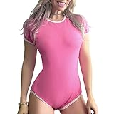 LittleForBig Baumwolle Strampler Onesie Pyjamas Bodysuit-Pastell Reihe Rosa XXL