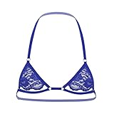 Mymyguoe Herren Spitzen Bh Neckholder Bra Weste Top Sissy Dessous Transparent Sissy Dessous Crossdresser Lingerie Erotik Unterwäsche Spitze Bh Bra Nippelfrei Neckholder Mini Bh Oberteile