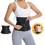 HBSFBH Bauchweg Taillenformer, Bauchweggürtel, Waist Trainer Gürtel, Fitness Waisttrainer, Neopren Bauchweggürtel, Fitness Sauna Gürtel, Verstellbarer Taillengürtel für Fitness, Alltag