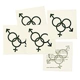 10 x Cuckold Logo Symbol Tattoo in schwarz - Sexy Cuckolding Kinky Tattoo (10)