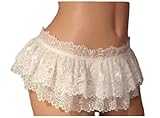 Sissy Herrenunterwäsche Spitze Rüschen Mini String Rock Crossdress Kostüm Höschen Rock G-String Gay Männer Tanga Bikini Slips