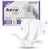 KERA® Premium Inkontinenz-Slip MAXI NIGHT - saugstarke Windeln für Erwachsene [MIT AUSLAUFSCHUTZ] - Atmungsaktive Erwachsenen Windel für die Nacht - 80 Stück - L - Vorteilspack