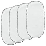Pandaear 4er Pack wasserdichte Tragbare Wickelunterlagen Unterwegs, Waschbare Wickelunterlage Baby Diaper Changing Mat - 60 X 30 cm
