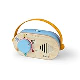 Baby Einstein, Hape Discovery Radio Spielzeugradio – Montessori-inspiriertes Baby-Radio Ab 6 Monaten, 40+ Alltagsklänge & Melodien, 12 Tiergeräusche & 6 Sender Mit Klassischen Melodien