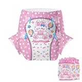 CutiePlusU Windeln für Erwachsene 2 Stück, Einweg-Inkontinenzslip mit Laschen für Frauen und Männer, maximale Saugfähigkeit über Nacht- Sissy Baby (Mittel 28'-38')