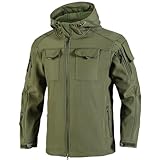 Generisch Militär Kleidung Wasserdicht Tactical Outdoor Softshelljacken für Herren Camouflage Jacke Taktische Security Military Armee Militär Outdoor Army Jagd Herren Outdoorjacke 3XL