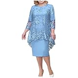 Kleid Lang Kleider Für Gäste Zur Hochzeit Leinenkleid Damen Sommer Pareos & Strandkleider Für Damen Iuyomhes Kleid Abendkleid Übergröße Minikleid Coctailkleid/festliches Kleid Knielang