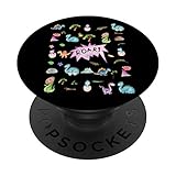 Netter Dinosaurier-Aufdruck DDLG ABDL AB/DL Ageplay DDLG - PopSockets Ausziehbarer Sockel und Griff für Smartphones und Tablets
