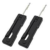 2 Stück Lock Picking Tool Set, Schloss Knacken Set, Dietrich Set, Türöffnungswerkzeug, Hook Türöffnungswerkzeug, Tragbar und professionell, Zum Öffnen im Haus und im Freien