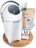 Levias® Windeleimer Baby Mülleimer Geruchsdicht | Windelmülleimer Geruchsdichter Wickeleimer ohne teure Nachfüllkassetten 10L Volumen
