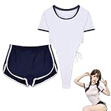 NSKRKOW Women Bodysuit Japanese Style DVA Cosplay Women Sexy One Piece Underwear