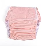 ABDL Erwachsene waschbare Stoffwindel verstellbare wiederverwendbare ultra saugfähige Inkontinenzhose Windel auslaufsichere Windelhose für Männer und Frauen,A