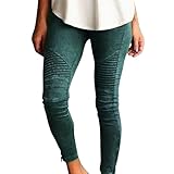 KONG JIMFAN Strumpfhosen Schwarze Hose Damen Stretch Winter Dress Thermo Strumpfhose Wollunterhose Damen Wollstrumpfhosen Damen Winter Strumpfhosen Damen Wolle Bunt Y2k Hosen(Grün,M)