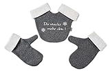 Goldi-Design Partnerhandschuhe Set Da steckt mehr drin! aus Doppelfleece in Deutschland hergestellt