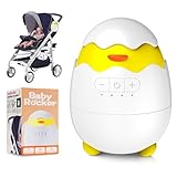 Robofun Kinderwagenschaukler - Das Original-Schlafhilfe für Babys, 5 Einstellbare Schaukelintensitäten, USB-C Aufladbar, Tragbare Schaukelfunktion für Den Kinderwagen Beweger Elektrisch, Rocker 2025
