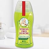 Spaß Duschbad Duschgel Shampoo - Stressfrei Dusche - Wohlfühl Kur | Geschenk für Frauen Geburtstagsgeschenk | Spaßmedizin Humorapotheke Scherzartikel Spaß