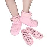 Abschließbare ABDL Baumwoll Booties – Weiche Fußfessel mit Spike-Einlagen und Magnet-Schloss, individuell einstellbar, Unisex für Damen & Herren