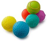Playkidz: Super Durable 6 Pack Sinneskugeln, Weiche & Strukturierte Bälle für Babys und Kleinkinder, Multi-Color
