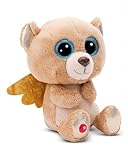 NICI Kuscheltier GLUBSCHIS Bär Glowy Bombo 15cm braun - Stofftier aus weichem Plüsch, niedliches Plüschtier zum Kuscheln und Spielen, für Kinder & Erwachsene, tolle Geschenkidee - 49694