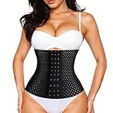 Elastischer Waist Trainer - Corset mit weichen Stahlstäben - Corsage Damen - Bauchgurt nach Geburt - Korsage Damen - Korsett bauchweg - postpartum belly wrap - Unterbrust Korsett - Corsett bauch weg
