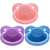 LittleForBig Generation 1 Schnuller 3 Paci Pack- Rosa/Hellviolett/Hellblau