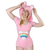 LittleForBig Baumwolle Strampler Onesie Pyjamas Bodysuit –Teddybär Einteiler Rosa XXXL