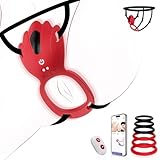 Upgrade Butterfly Vibrator Sex Spielzeug für die Frau Paare mit 6 Penisring, APP Fernbedienung 9 Vibration für Frauen, Leise Bdsm Sexspielzeug für Paare Extrem Sex, Vibratorensets für Frauen Klitoris