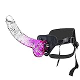 Einsteigerfreundliches Harness- und Strap-On-Set: Tragbarer Sex-Strap-On mit 17cm kleinem Dildo - Ideales Sexspielzeug für Paare und Anfänger: Weibliche Masturbation, Lesbenspiele und mehr
