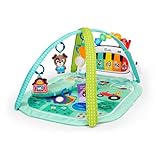 Baby Einstein Farm Explorers 4-in-1 Kickin' Tunes Musical Meadow Musik- & Sprachentdeckungs-Spielbogen, Spielmatte mit Kick-Piano, ab 0 Monaten