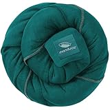 manduca Sling - Babytragetuch - Elastische Babytrage für Neugeborene von der Geburt bis zu 15 kg - Bio-Baumwolle - GOTS zertifiziert,Teal