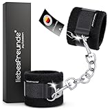 Liebesfreunde® Handschellen für sinnliche Sexspiele - Bondage Fesseln Sex Spielzeug für Paare, Erotisches Sexspielzeug BDSM Set, extrem soft