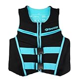 Owntop Schwimmhilfe für Jugend Kinder, verstellbare Auftriebsweste Unisex, Schwimmweste mit Sicherheitsverschlüsse zum SUP Kajakfahren Angeln Segeln - Schwarz M