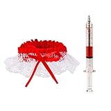 Boland 10116687 Strumpfband Krankenschwester mit Spritze, One Size
