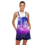 Una Baby ABDL Little Space Short Overall Ageplay Babypuppe Latzhose Gr. Medium, deep purple