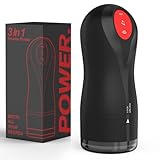JFRong Elektrischer Masturbator Masturbieren Cup für Männer mit 10 Teleskopfunktion & Rotierend & 5 Saugen Modi Erotik Sex spielzeug für die Mann Paare Solo Penis stimulator Blowjob Taschenmuschi