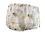 Haian Classic Unisex-Inkontinenz-Unterhose mit Schnappverschluss, Kunststoff (TPU) bedruckt, wasserdicht, Größe L, Häschen