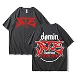Flyself Unisex T-Shirts Dominate Kurzarm T-Shirts Lose Oberteile Stilvoll Bedruckte Blusen für Männer und Frauen BangChan Changbin Hyunjin Felix Seungmin Jeongin Jisung Minho