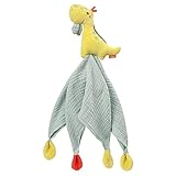 Fehn Schmusetuch Baby Spielzeug Dino - Schnuffeltuch für Neugeborene - Einschlafhilfe Kuscheltier Schnullertuch Nuckeltuch- Kuscheltuch Schlaftier für Babys und Kleinkinder ab 0+ Monaten