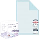 ARNOMED Krankenunterlagen 60x40cm, 30x saugstarke Inkontinenzunterlagen Einweg, Wickelunterlage für Babys, 5-lagige Zellstoff Unterlagen fürs Bett bei z.B. Inkontinenz, Wickelunterlage Einweggebrauch