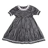 Haian Custom PVC Sissy Vintage Nachthemd (Schwarz, individuelle Größe)