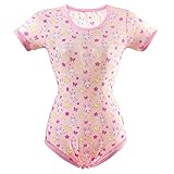 LittleForBig Usagi Netzgarn Strampler Onesie Pyjamas Bodysuit Rosa XL