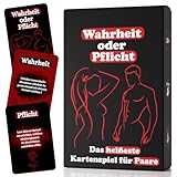 Das verführerische Sex Kartenspiel für Paare ab 18, Wahrheit oder Pflicht Sex-Kartenspiel, Sex Spiele für Paare, Tuth or Dare, Erotikspiele für intime Momente, das heißeste Partner Geschenk!