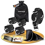 liebesfreunde® Bondage-Set Bett Fesseln Sex-Spielzeug für Paare I Extrem stabiles BDSM Fesselset mit Bettfesseln, Handschellen, Augenbinde