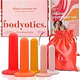 Bodyotics Silikon-Dilatoren für Frauen - 5 Stück, abgestufte Größen - Medizinische Vaginaldilatatoren - Beckenboden- & Vaginatraining bei Blasenschwäche