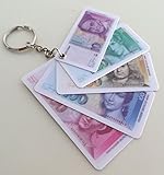 Schlüsselanhänger Geldscheine - 3 er Set