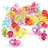 50 Stücke Mini Schnuller Baby Dusche Kuchen Dekoration Geburtstagsgeschenk Diy Mini Schnuller Party Dekoration Zufällige Farbe